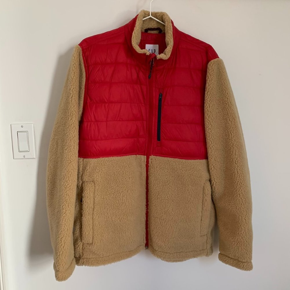 Gap Men's Fuzzy Puffer Jacket